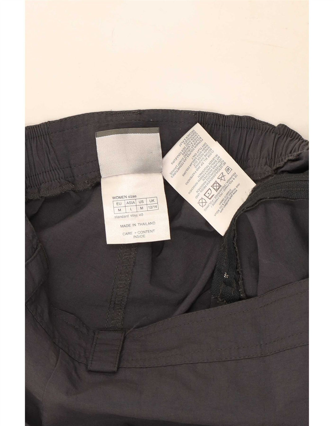 Pantaloni scurti cargo Jack Wolfskin pentru femei Medium W28 L6 Poliester gri