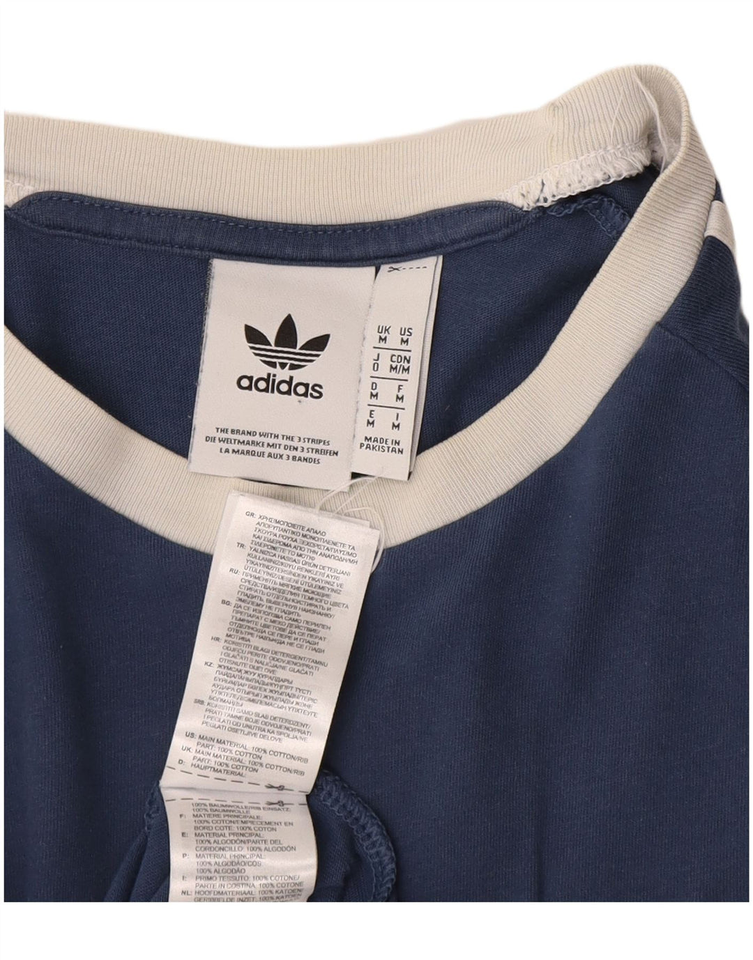 Tricou Bărbați Adidas Top Mediu Bleumarin Bumbac