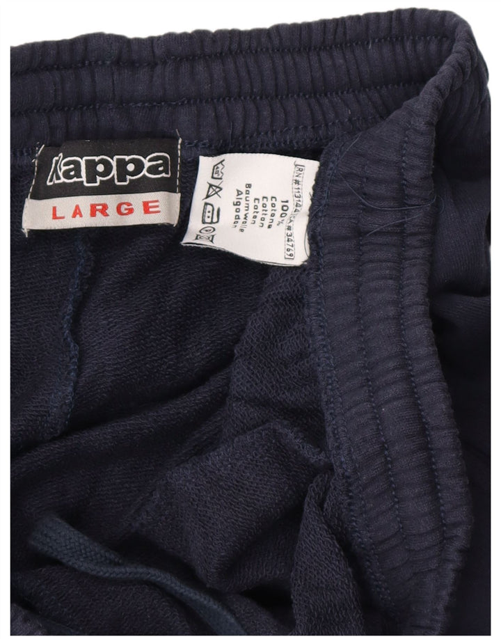 Pantaloni de trening KAPPA pentru bărbați, mari, albastru, bumbac