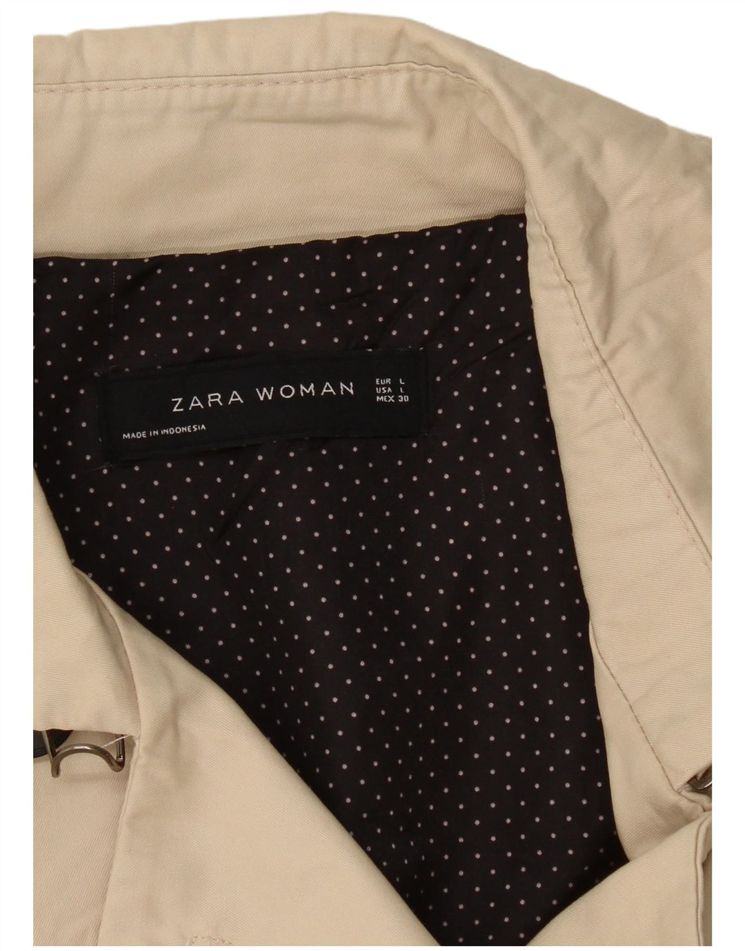 Trenci pentru femei Zara UK 14 mare bej