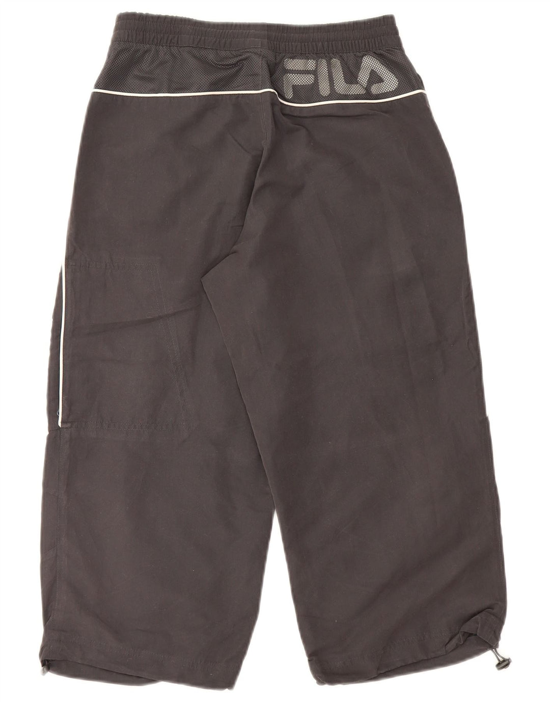 Pantaloni de trening Fila Graphic Capri pentru bărbați, poliester mici, gri