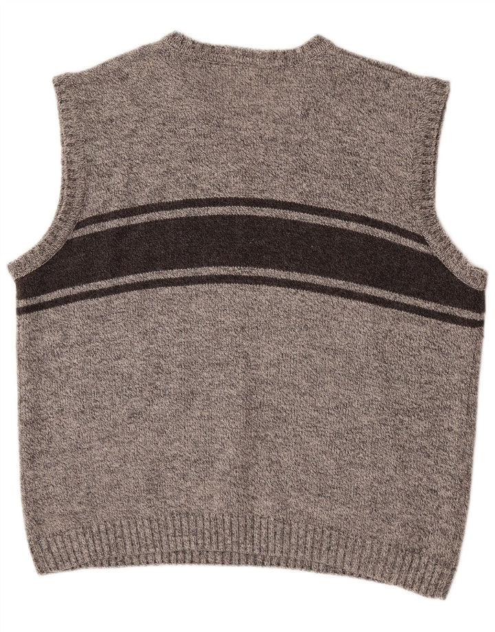 Vestă Vintage pentru bărbați, XL, cu dungi gri