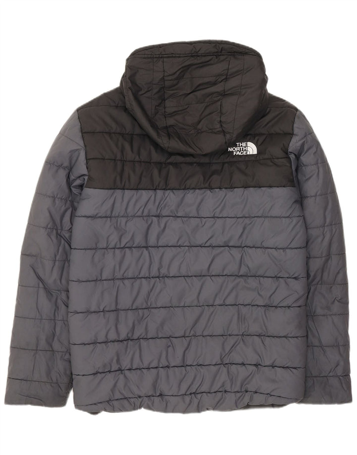 Jachetă căptușită pentru băieți The North Face 11-12 ani, mare, gri, colorblock