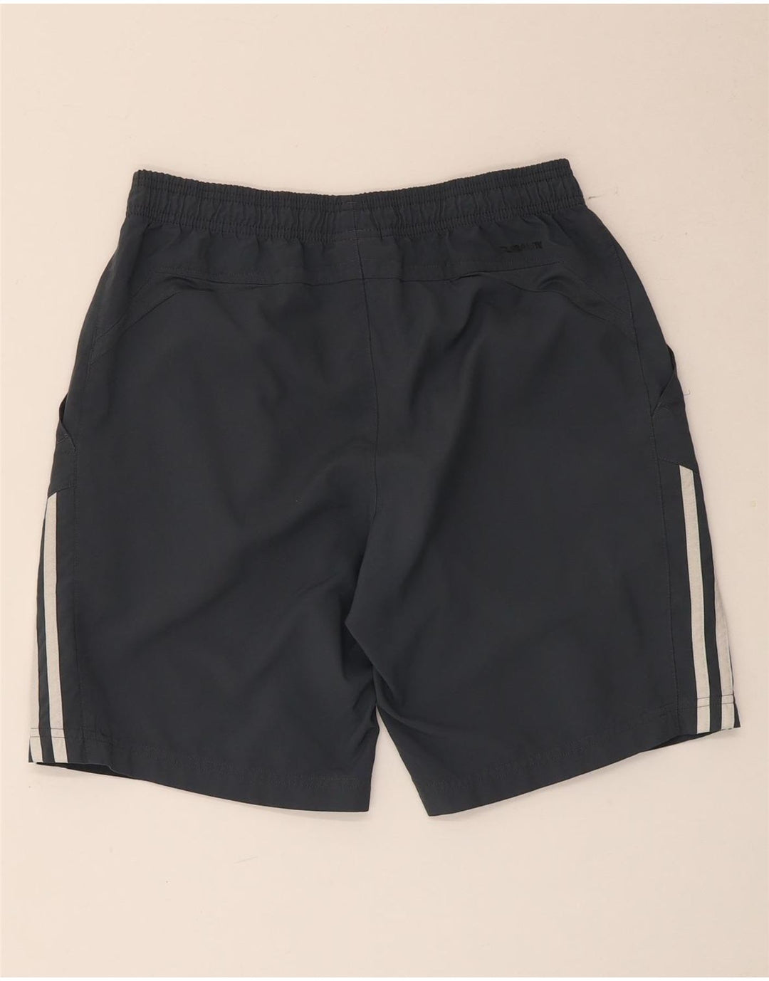 Pantaloni scurți sport pentru bărbați Adidas, gri, poliester color bloc