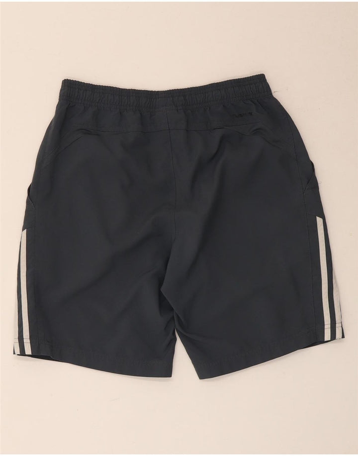 Pantaloni scurți sport pentru bărbați Adidas, gri, poliester color bloc