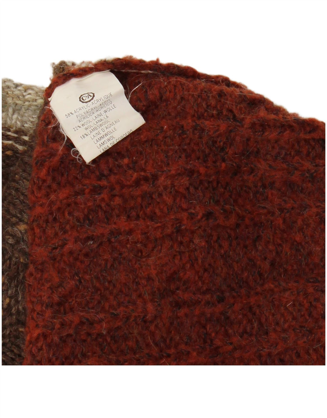 Pulover cardigan pentru femei VINTAGE UK 16, mare, multicolore