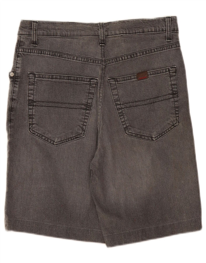 Trussardi Pantaloni scurți din denim pentru femei W30 Gri mediu