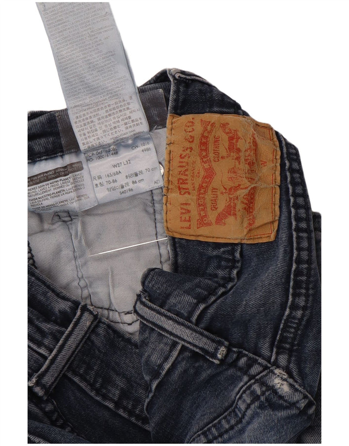 Blugi slim de damă LEVI'S W27 L32 bumbac albastru