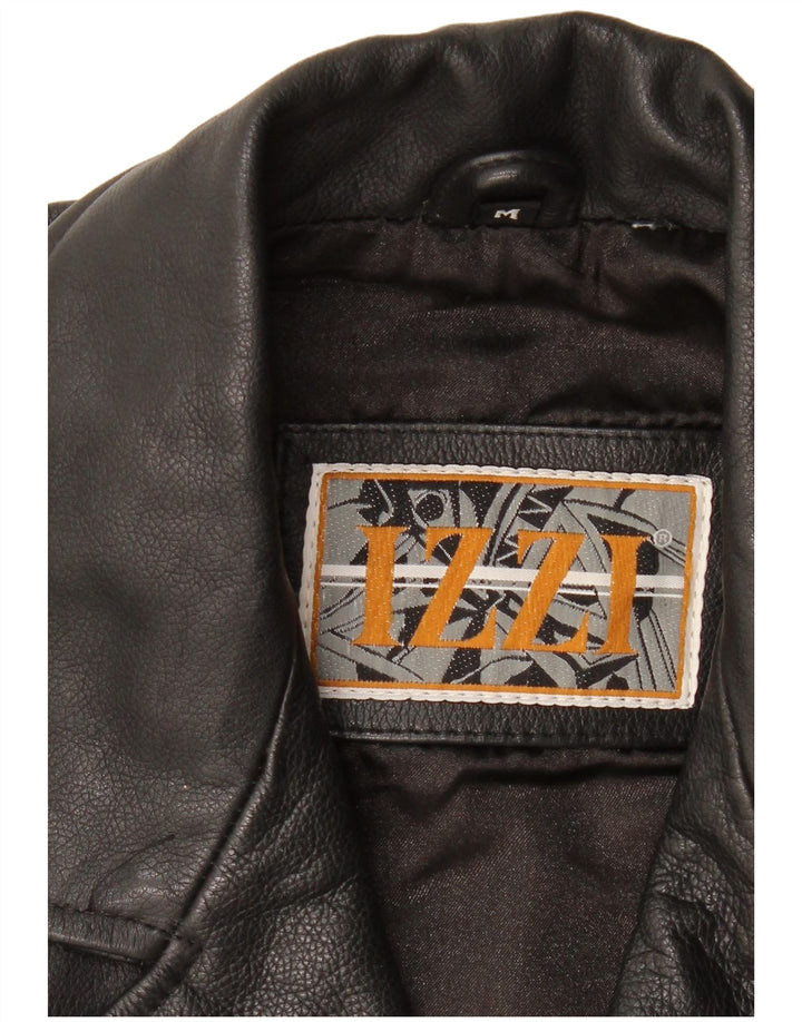 Jachetă de piele pentru femei Izzi UK 14 Medium Black
