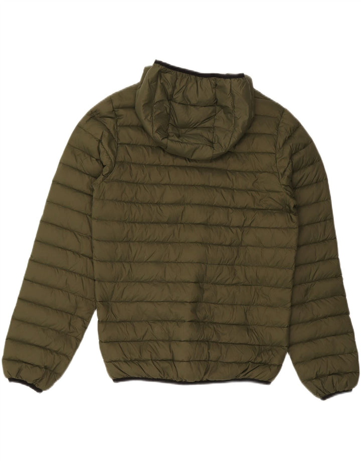 DIESEL Mens Hooded Padded Jacket UK 36 Small Green Nylon Vintage Diesel and Second-Hand Diesel from Messina Hembry 