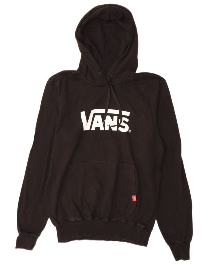 Pulover Vans Graphic pentru bărbați, bumbac mare, negru