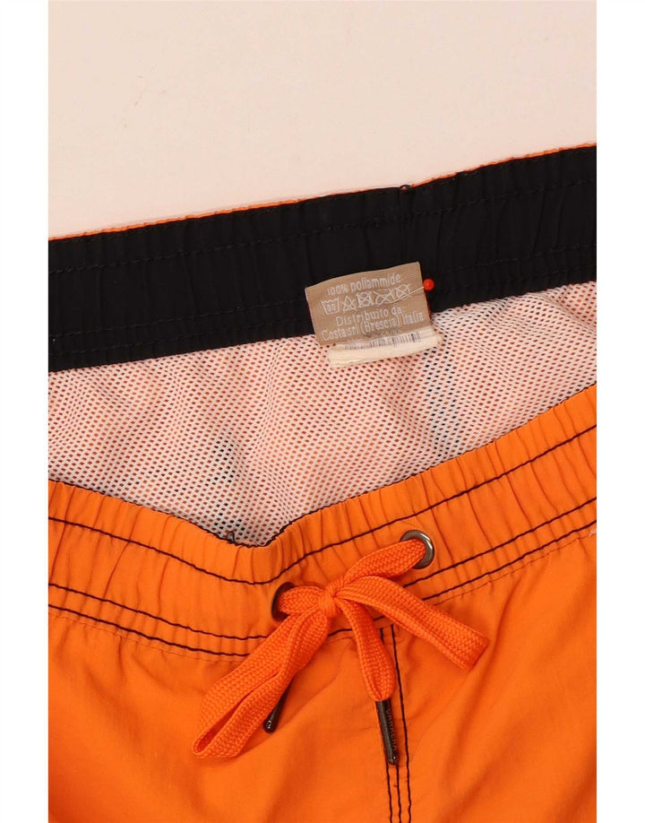 Pantaloni scurți de înot grafic pentru bărbați Carrera Poliamidă portocalie medie