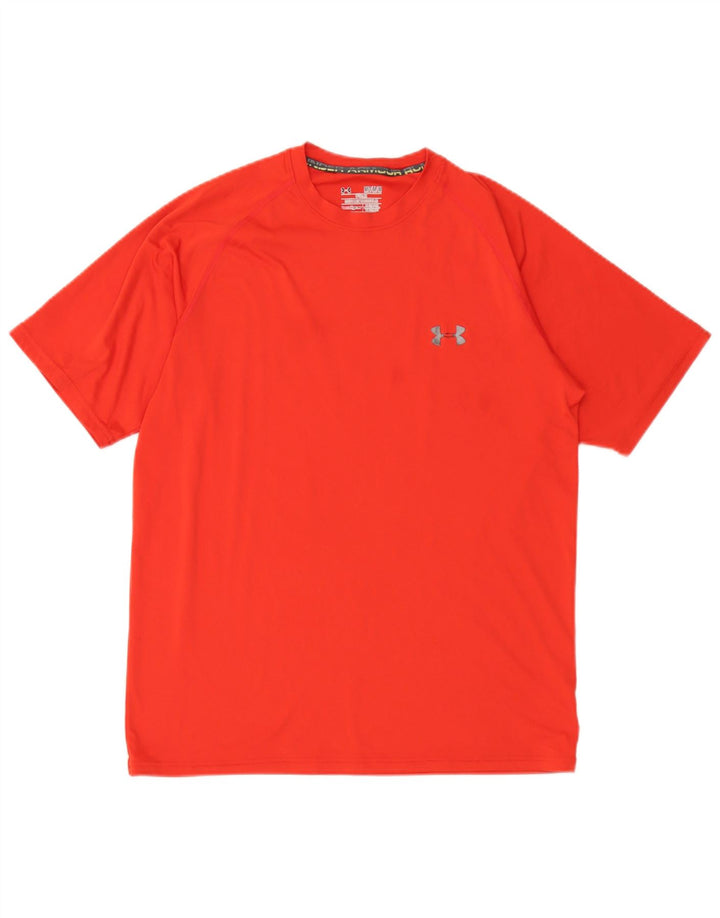 Tricou Under Armour pentru bărbați Heat Gear Top Medium Red Poliester