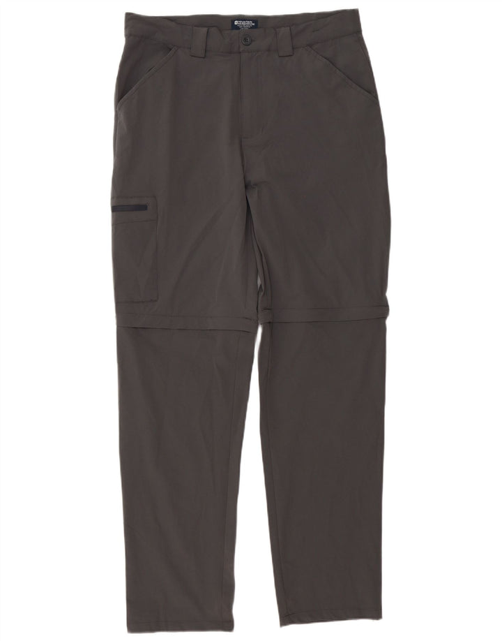 Pantaloni cargo drepti pentru bărbați Mountain Warehouse W32 L32 poliester gri