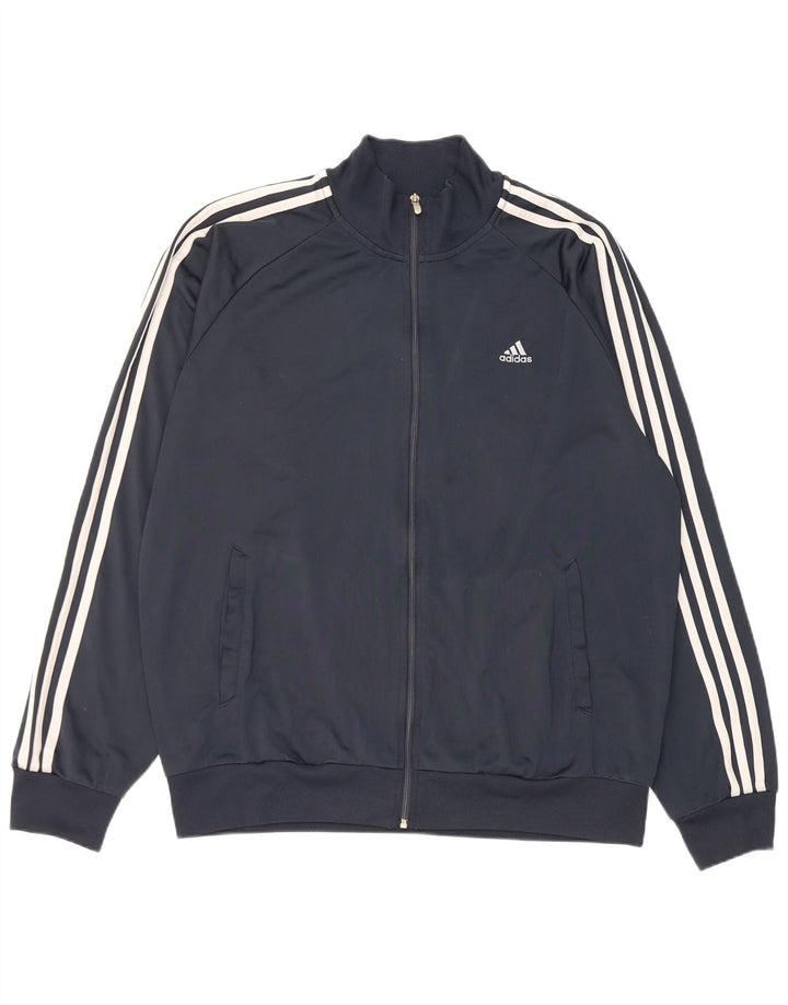 Jachetă de trening pentru bărbați Adidas Clima 365, mare, albastru, poliester