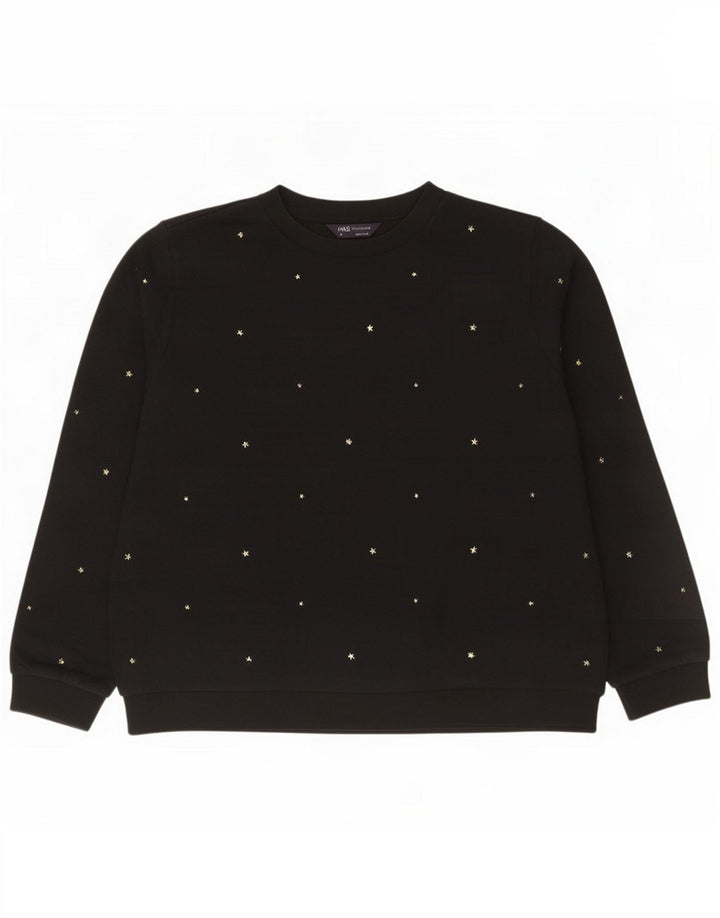 Marks & Spencer Pulover pentru femei UK 16 Large Black Spotted