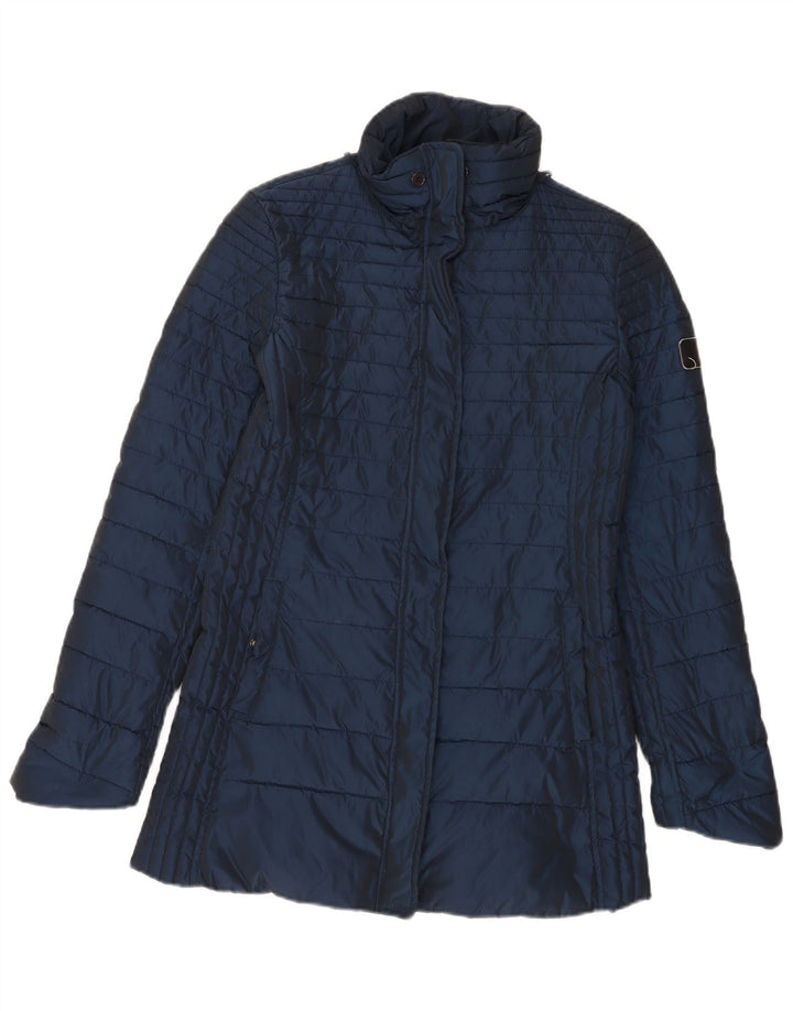Palton căptușit pentru femei Armani Jeans EU 42 Poliester mare bleumarin