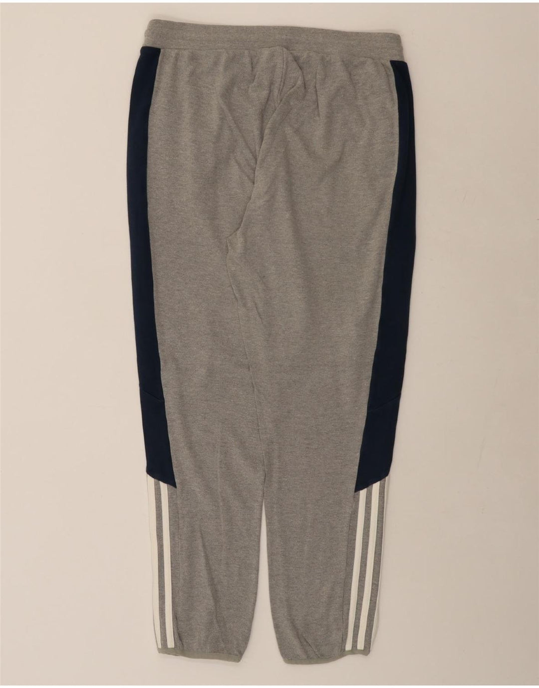Pantaloni de trening ADIDAS pentru bărbați, bumbac color bloc, XL, gri