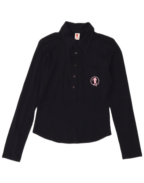 Cămașă Pulover pentru Femei Bikkembergs UK 12 Medium Bleumarin Bumbac