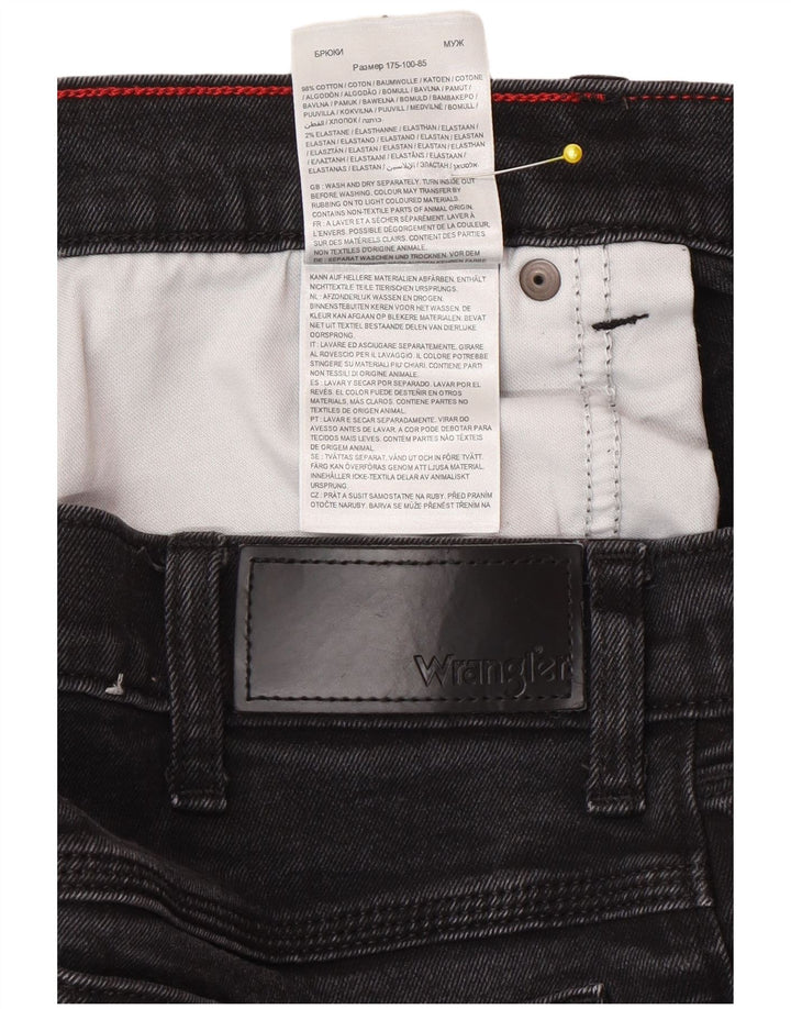 Blugi drepti pentru bărbați Wrangler W34 L32 bumbac gri
