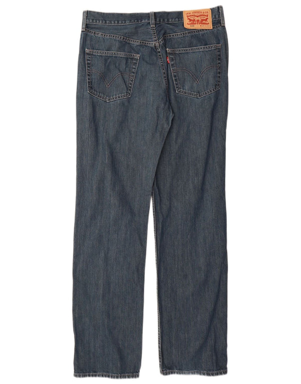 Blugi drepti pentru bărbați Levi's 506 W34 L34 Bumbac albastru