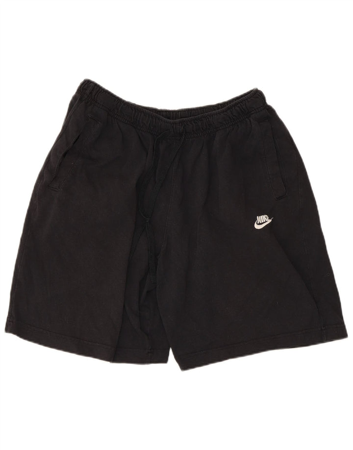 Pantaloni scurți sport NIKE pentru bărbați, mari, negru, bumbac