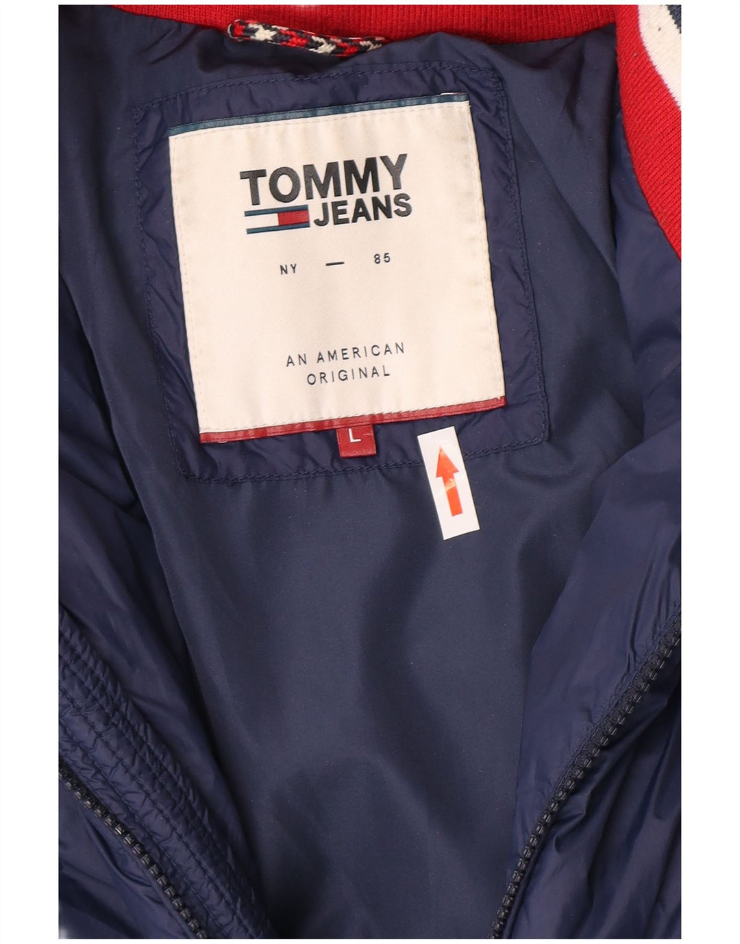 Jachetă căptușită pentru bărbați Tommy Hilfiger UK 40 mare poliamidă bleumarin