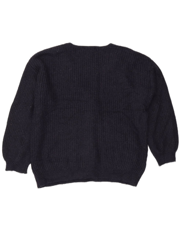 Pulover cardigan pentru femei Marks & Spencer UK 14 Medium Bleumarin Acrilic