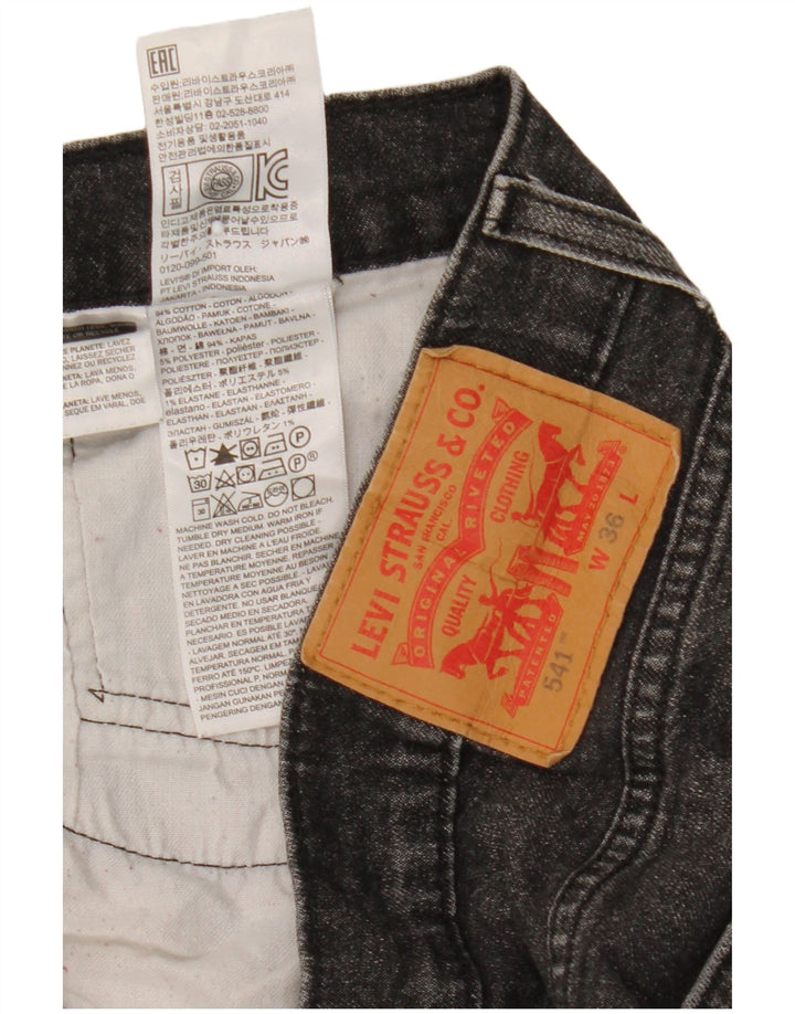 Pantaloni scurți Levi's 541 Denim W36 Large Black Bumbac