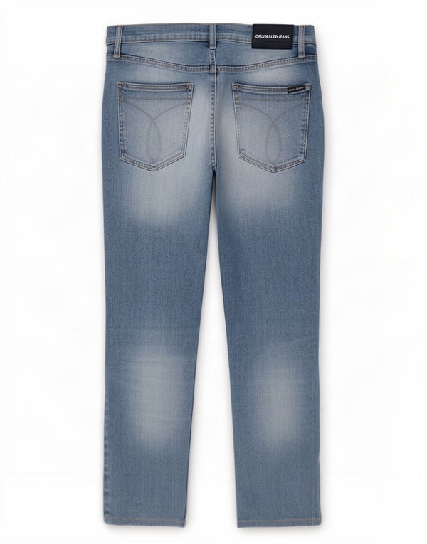 Calvin Klein Jeans skinny pentru bărbați CKJ 016 distressed W36 L28 albastru