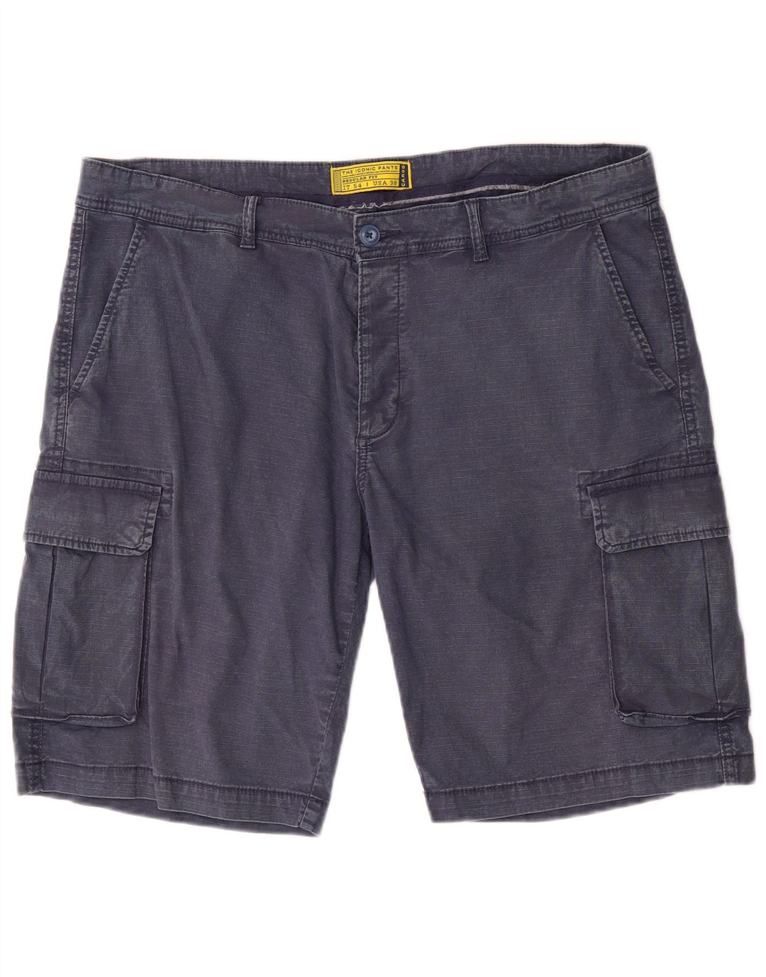 Pantaloni scurti cargo vintage pentru bărbați, cu tăiere obișnuită, W38 XL, bumbac bleumarin