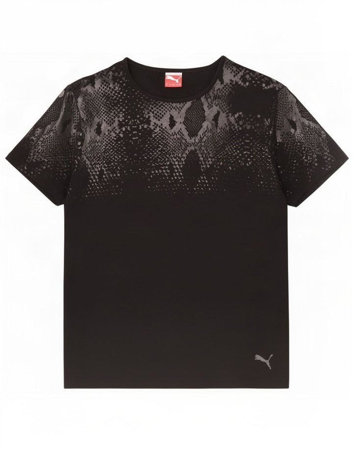 Tricou pentru bărbați Puma Top Medium Black Animal Print
