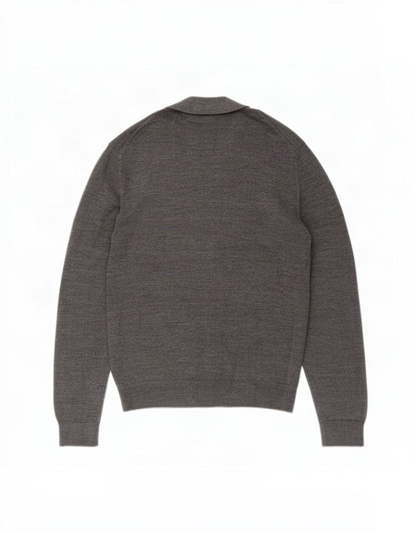 Pulover cardigan pentru bărbați Zara, mare, gri
