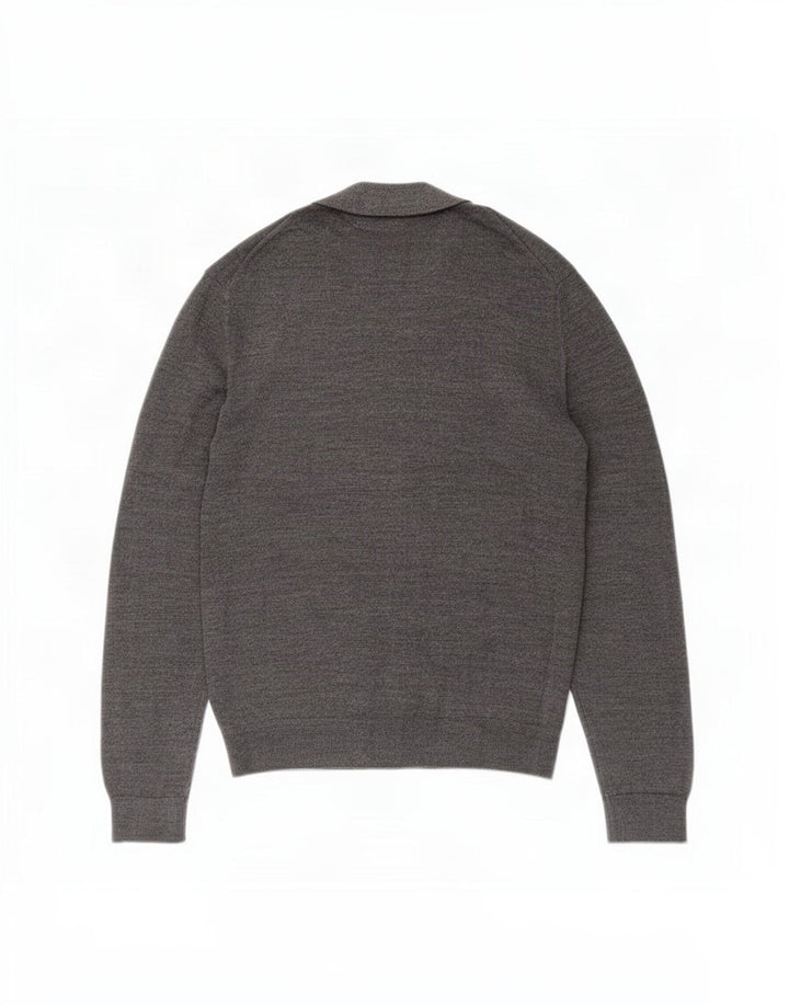 Pulover cardigan pentru bărbați Zara, mare, gri