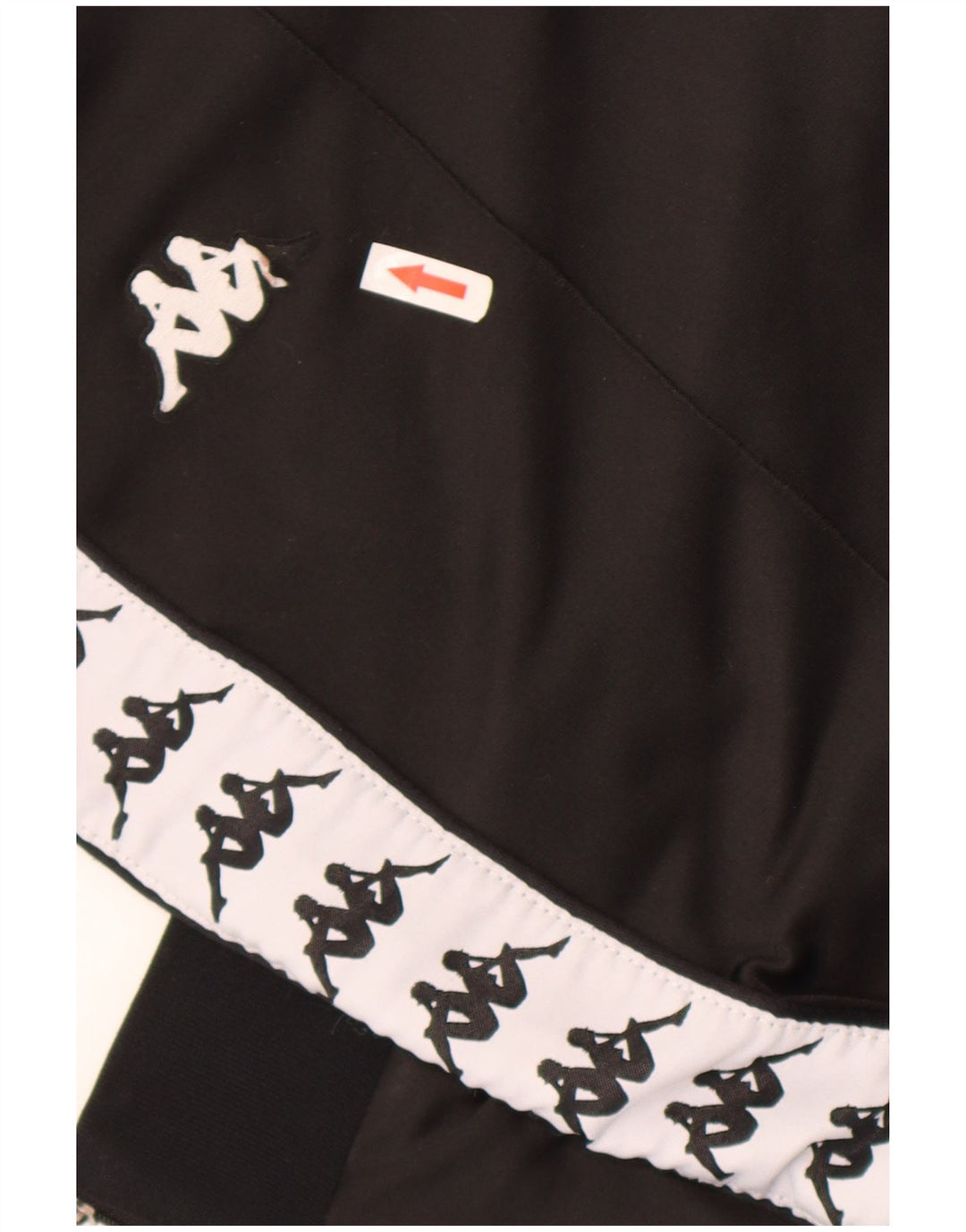 Pantaloni de trening cu grafică pentru bărbați Kappa Pantaloni de jogging, mediu negru, color block