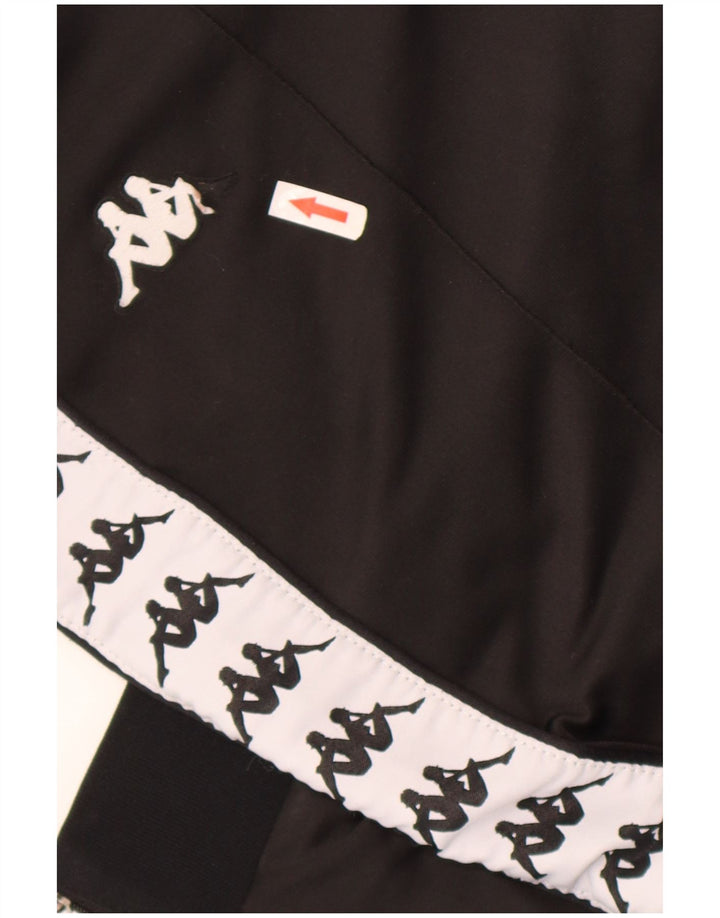 Pantaloni de trening cu grafică pentru bărbați Kappa Pantaloni de jogging, mediu negru, color block