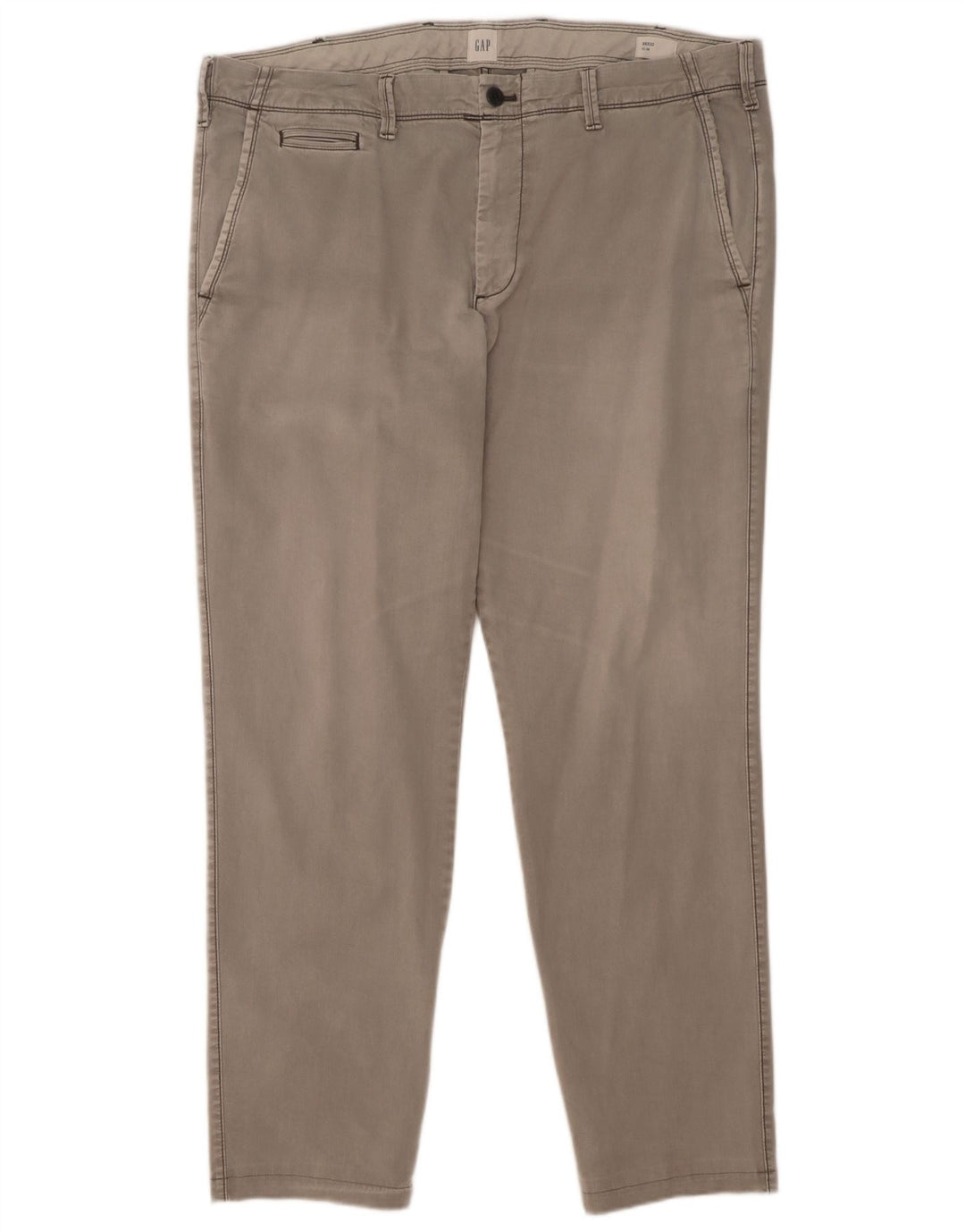 Pantaloni chino subțiri pentru bărbați Gap L38 L32 bumbac gri