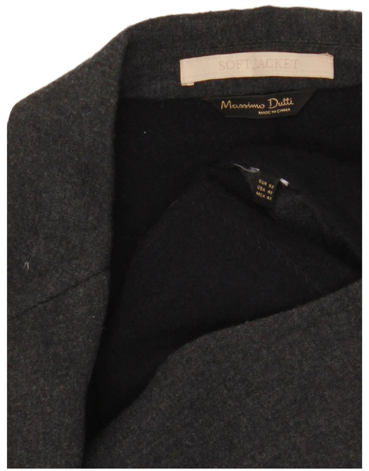 Blazer Massimo Dutti pentru bărbați, cu 2 nasturi, EU 52, mare, gri
