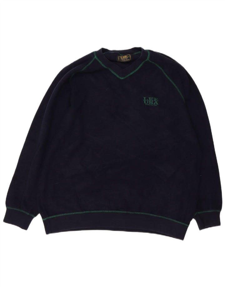 Hanorac pentru bărbați LEE Jumper XL bleumarin bumbac