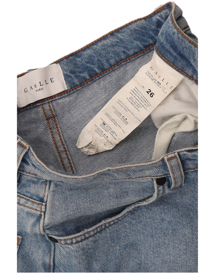 Fusta de blugi pentru femei Gaelle W26 Small Blue Bumbac