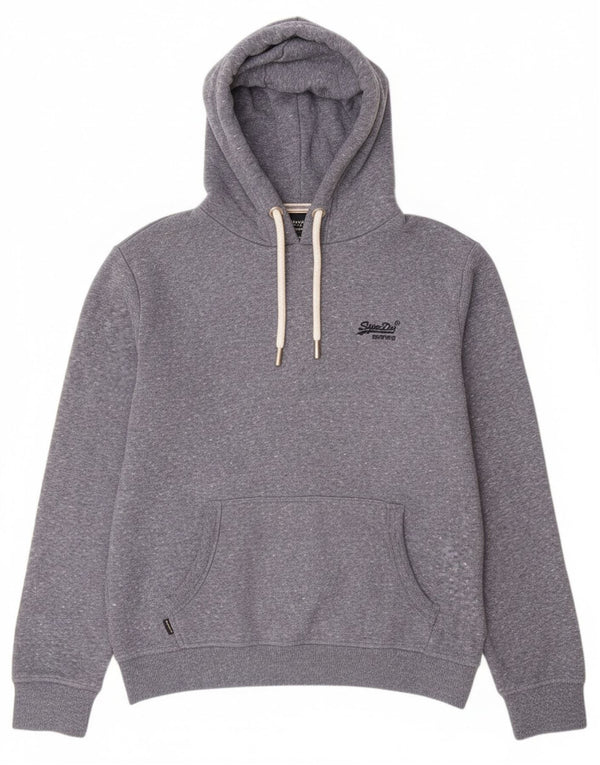 Pulover cu glugă Superdry pentru bărbați, XL, bumbac cu pete albastre