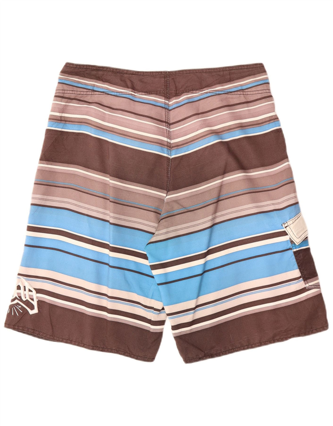 Pantaloni scurți de înot grafic BILLABONG pentru bărbați, poliester cu dungi gri medii