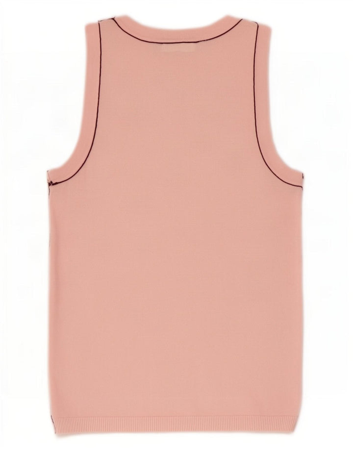 Vest Vest Top Femei Zara UK 8 Small Pink Viscose