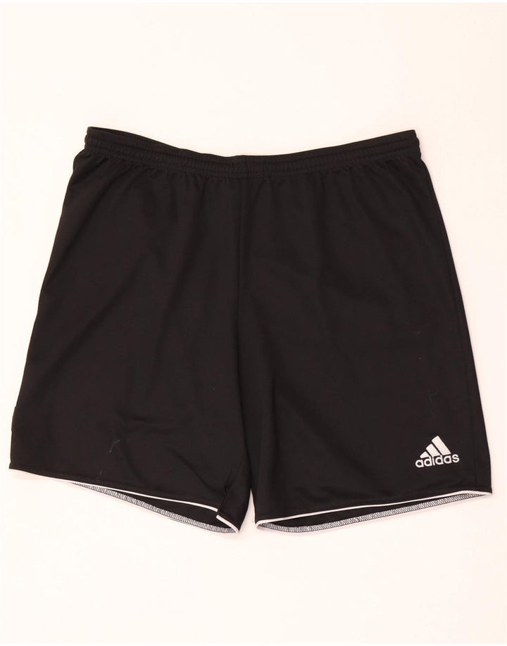 Pantaloni scurți sport pentru bărbați Adidas, mari, negru, poliester