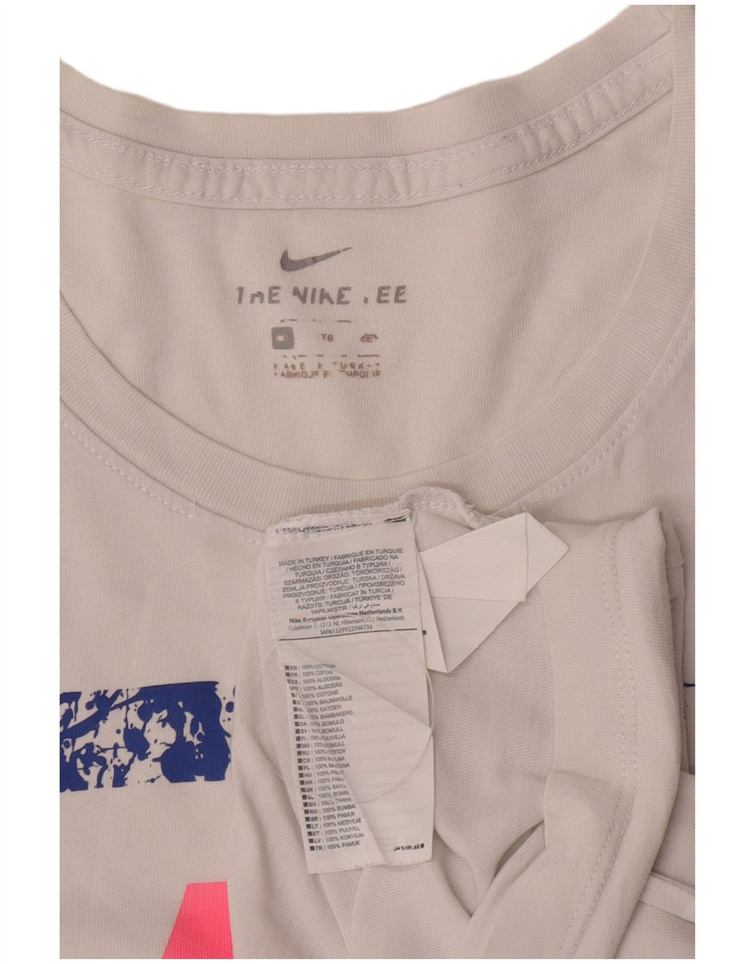 Tricou grafic pentru bărbați Nike Top 2XL Bumbac alb
