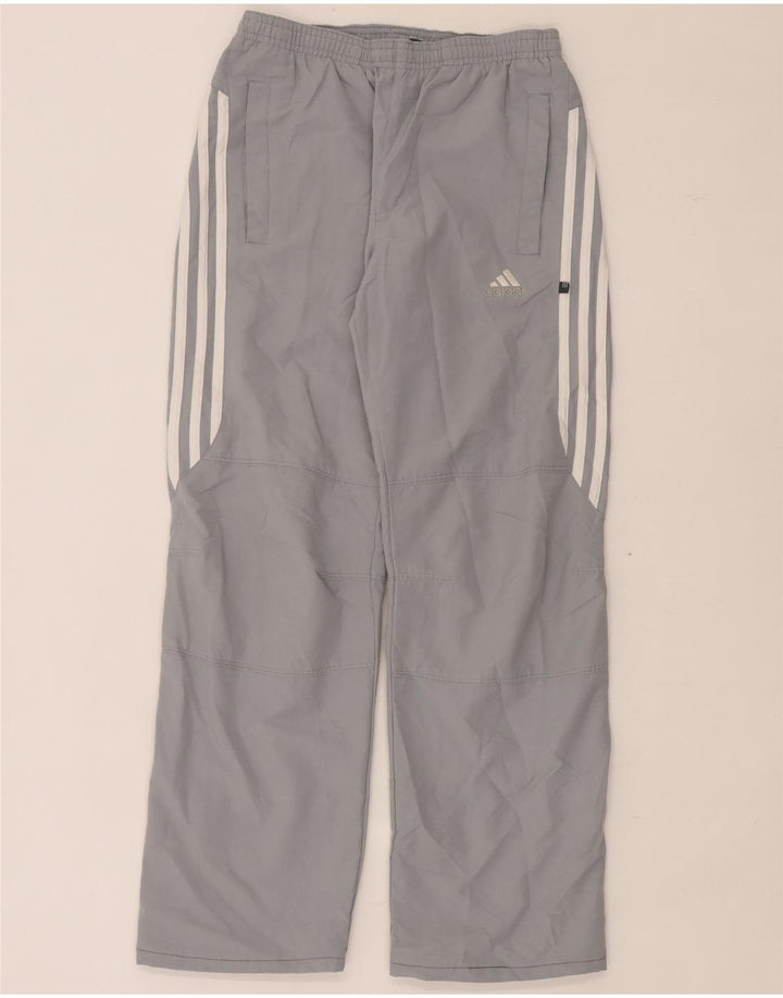 Pantaloni de trening Adidas baieti 11-12 ani poliester gri