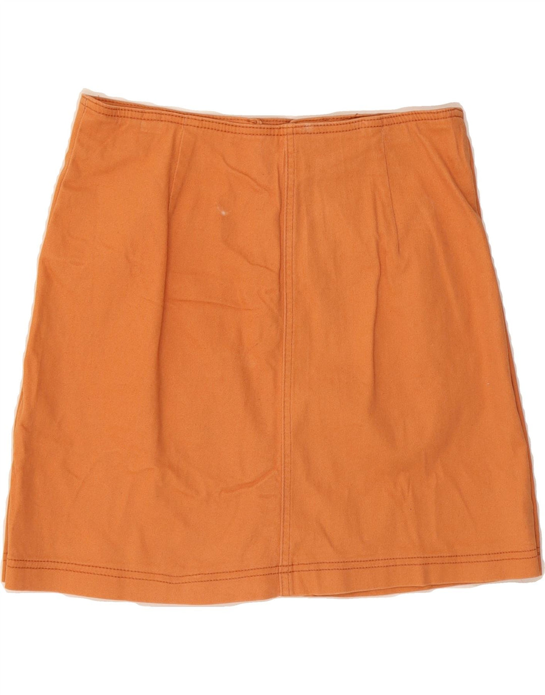 AMISU Womens A-Line Skirt EU 38 Medium W30  Orange Cotton Vintage AMISU and Second-Hand AMISU from Messina Hembry 