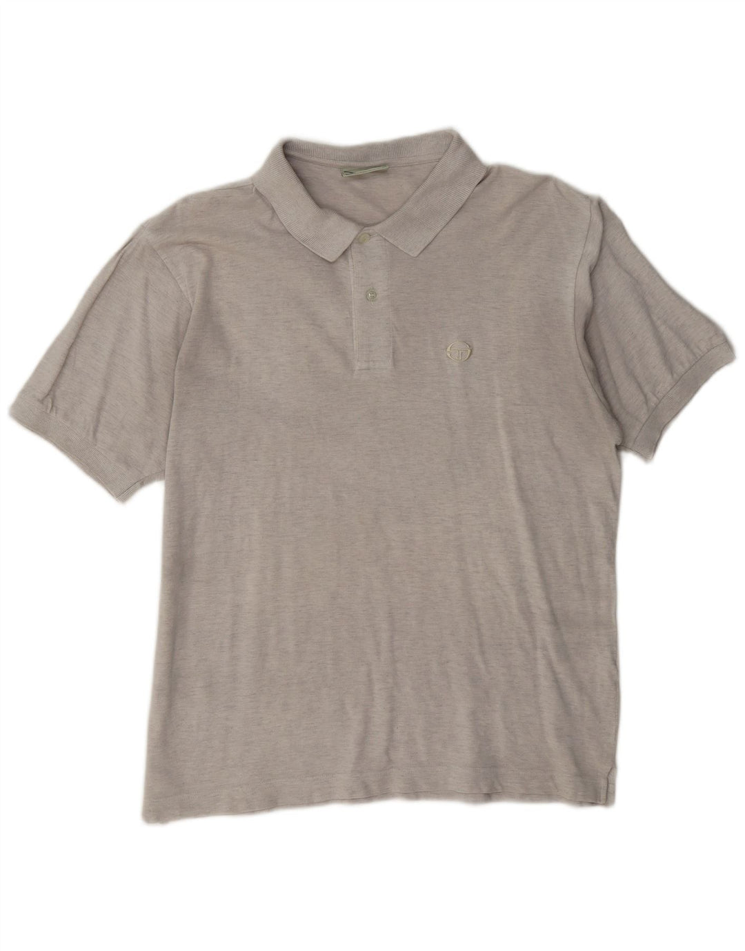 Tricou polo Sergio Tacchini pentru bărbați IT 50 bumbac gri mediu