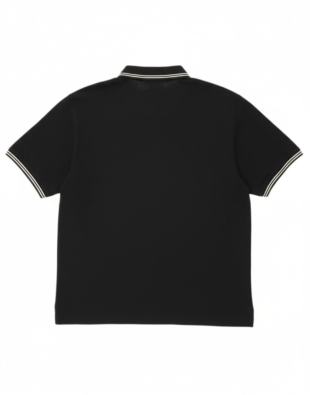 CHAMPION Mens Polo Shirt Large Black Cotton