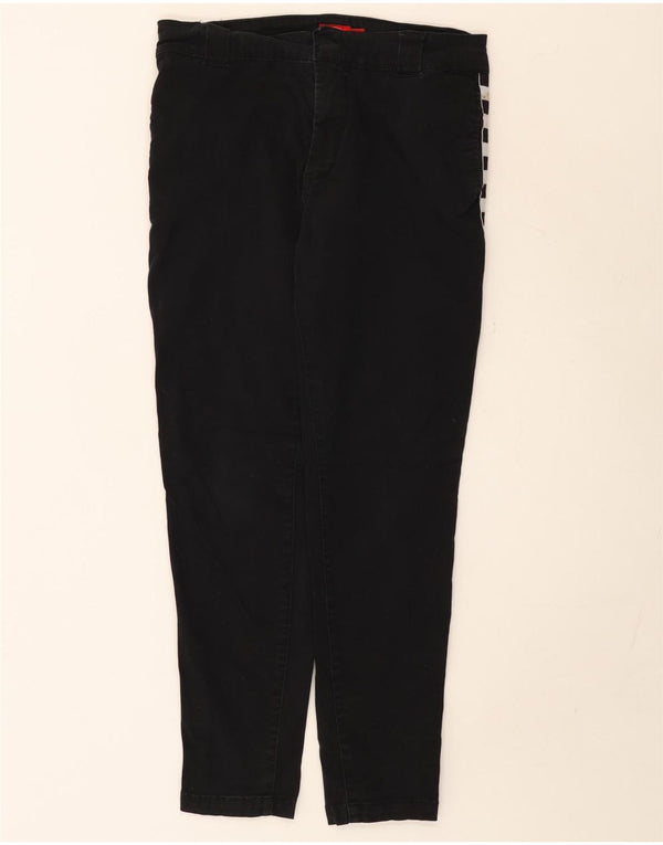 Pantaloni chino subțiri pentru femei Dickies US 9 Medium W29 L28 Black Geometric